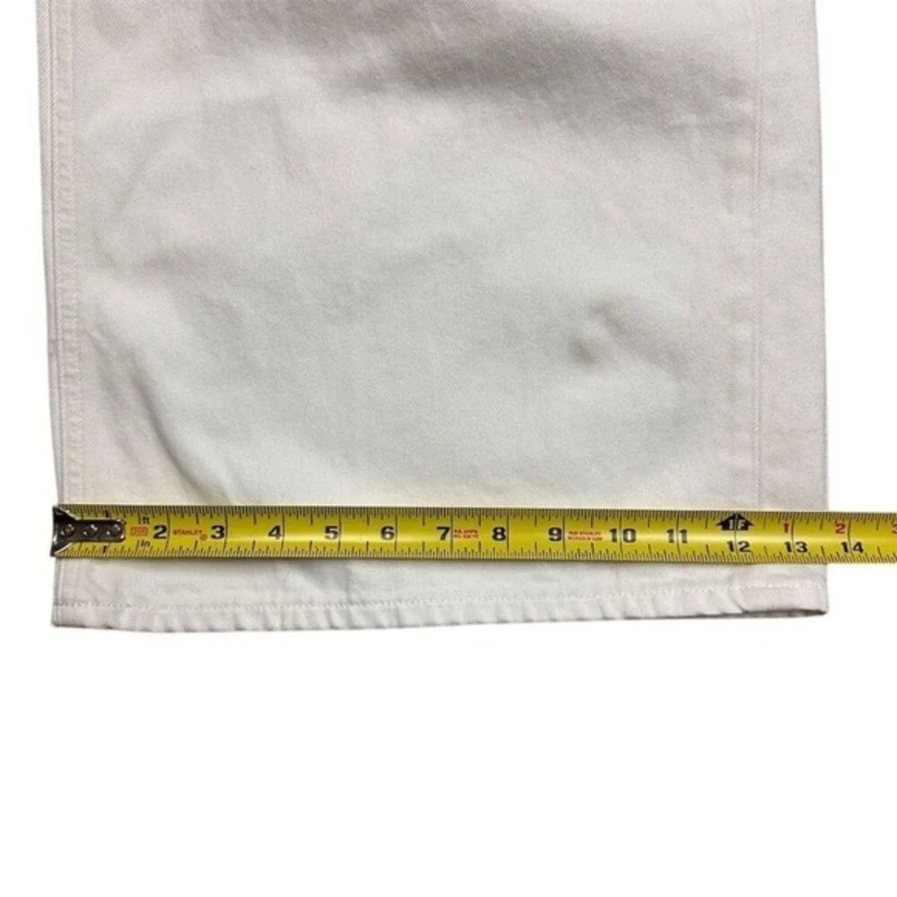 NWT J. Crew Women's High-Rise‎ Superwide-Leg Jeans White Size 24 Preppy